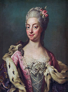 Drottning Sofia Magdalena under den gustavianska stilen
