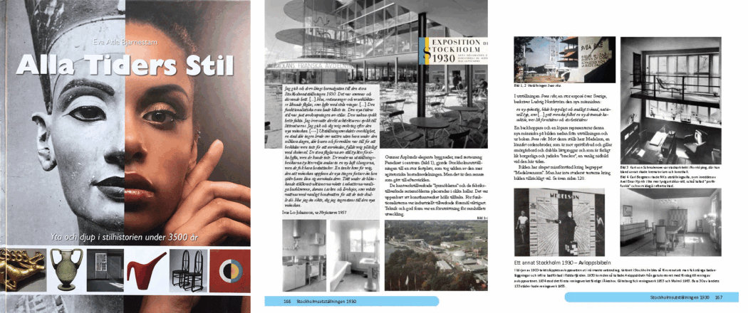 Utdrag ur boken Alla tiders stil om 1930-talets form och design.