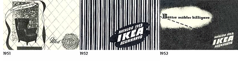 Ikeas 1950-tal - Ikeakatalogens framsida 1950-53.