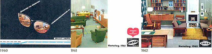 Ikeas 1960-tal - Ikeakataloger 1960 - 1962