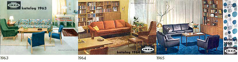 Ikeas 1960-tal - Ikeakataloger 1963 - 1965