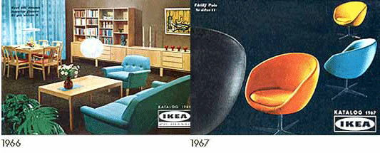 Ikeas 1960-tal - Ikeakataloger 1966 - 1967