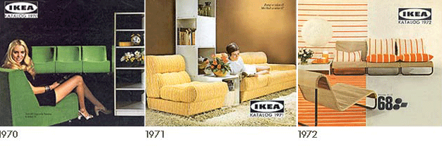 Ikeas 1970-tal - Ikeakataloger 1970 - 1972