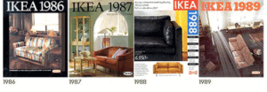 Ikeas 1980-tal - Ikeakataloger 1986 - 1989