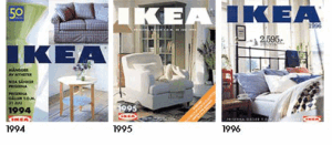 Ikeas 1990-tal - Ikeakataloger 1994 - 1996