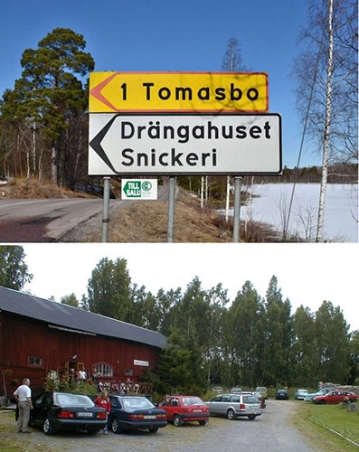antikaffär Drängahuset  Tomasbo