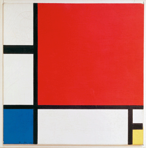 Modernism - tavla av Piet Mondrian